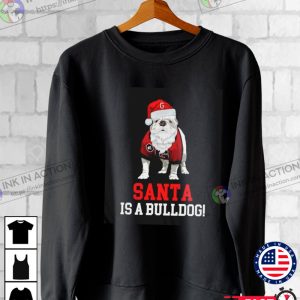 Santa is a Bulldog Georgia Dawgs National Champions Unisex Sweatshirt 3