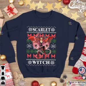 Scarlet Witch Christmas Shirt Scarlet Witch Ugly Christmas Sweater Wanda Maximoff Multiverse Of Madness 3