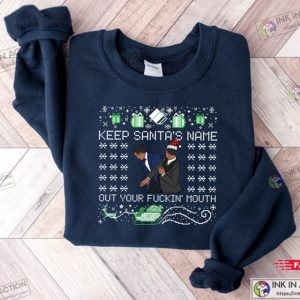 Will Slaps Chris 2022 Funny Santa Award Show Meme Christmas Sweatshirt