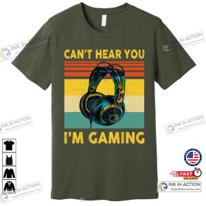 Sorry I Cant Hear You Im Gaming Retro Gamer Gifts Boys Premium T Shirt 4