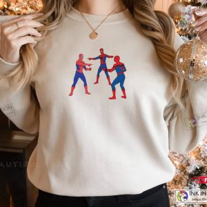Pointing Spiderman Meme Sweatshirt Funny Spider-Man T-shirt