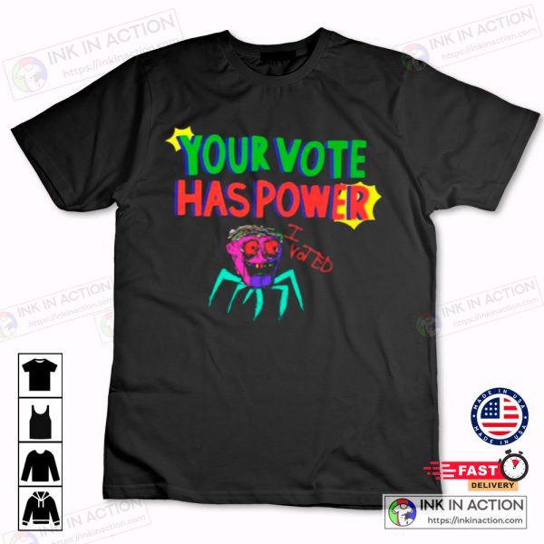 Spider Your Vote Has Power Ulster Country I Voted Essential T-shirt