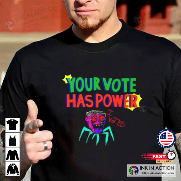 Spider Your Vote Has Power Ulster Country I Voted Essential T-shirt