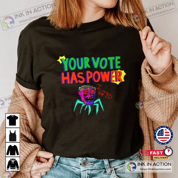 Spider Your Vote Has Power Ulster Country I Voted Essential T-shirt