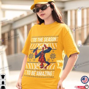 Spiderman Christmas Shirt, Amazing Spiderman Ugly Christmas Sweater, Marvel Spiderman Shirt