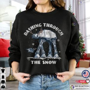 Star Wars AT-AT Walker Dashing Through The Snow Christmas Shirt