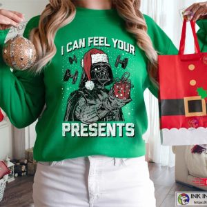 Star Wars Christmas Darth Vader I Can Feel Your Presents T Shirt Star Wars Disneyland Christmas Holiday Gift 1
