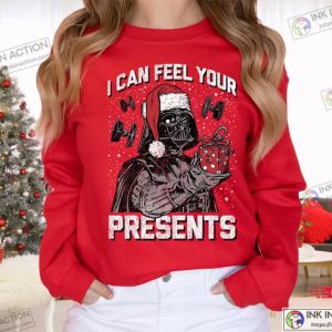 Star Wars Christmas Darth Vader I Can Feel Your Presents T Shirt Star Wars Disneyland Christmas Holiday Gift 2