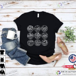 Simple Star Wars Planets Star Wars Graphic Tee 1