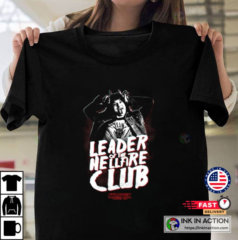 Stranger Things Leader Of Hellfire Club Eddie Munson T Shirt