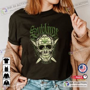 Sublime Graphic Tee Vintage Sublime Long Beach Sun Rock T-Shirt