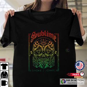 Sublime Graphic Tee Vintage Sublime Smoke 2 Joints Sun Rock T Shirt 2