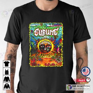 Sublime Graphic Tee Vintage Sublime To Freedom Sun Rock T-Shirt