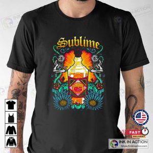 Sublime Tee Retro Punk Sublime Sun Face Rock T Shirt 3