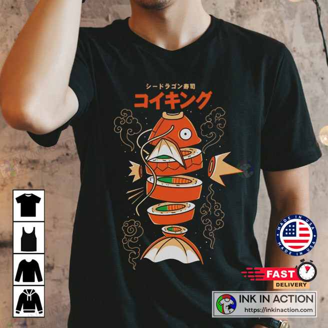 Sushicarp Magikarp Pokemon Anime Food T-shirt - Print your thoughts. Tell  your stories.