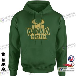 The Black Panther 2 Crossed Arms Wakanda Forever Adult Hoodie Sweatshirt 3