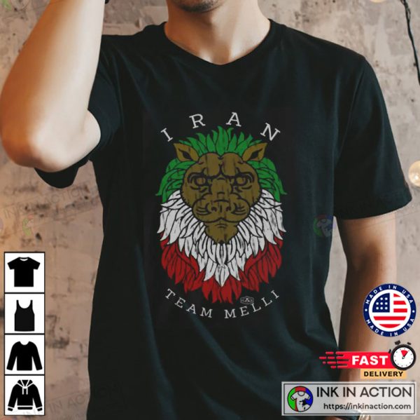 The Lions of Persia Shirt Irans National Soccer Team Football World Cup 2022 Supporter T-shirt