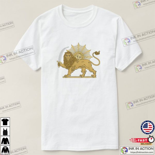 The Lions of Persia Shirt Irans Soccer Football World Cup 2022 Supporter T-shirt