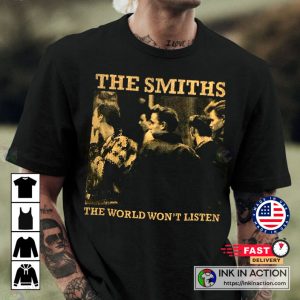 The Smiths The World Wont Listen Tshirt 1