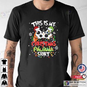 This is my Christmas pajama Santa hat Merry Christmas 2022 T shirt 3