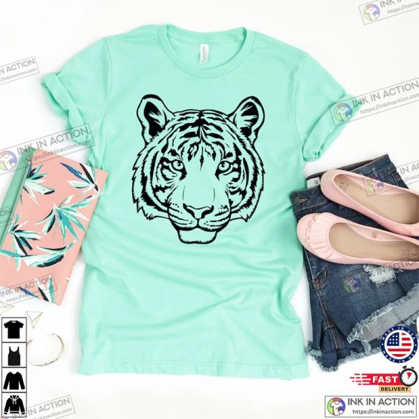 Tiger T-shirt, Tiger Face Shirt, Tiger Lover Gift, Tiger King Shirt