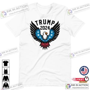 Trump 2024 Republican Patriotic American Eagle Shirt 8