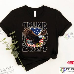 Trump 2024 Republican American Patriotic Eagle Unisex Shirt 1