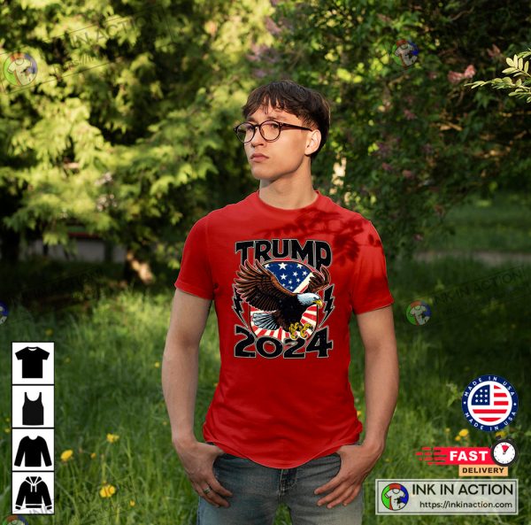Trump 2024 Republican American Patriotic Eagle Unisex Shirt