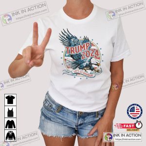 Vintage Trump 2024 American Patriotism Shirt