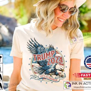 Vintage Trump 2024 American Patriotism Shirt