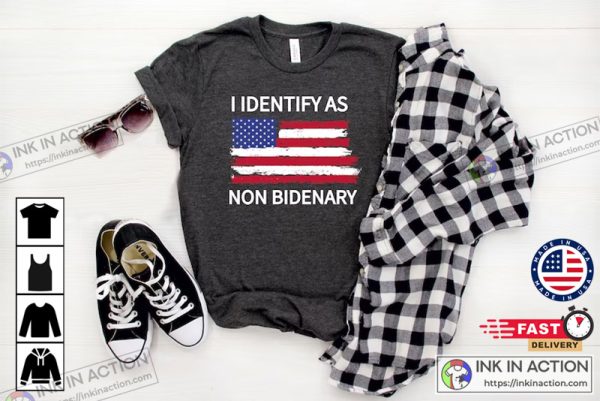 Trump Nation I Identify As Non Bidenary Conservative Shirt
