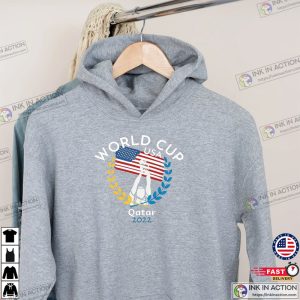 USA World Cup 2022 Hoodie USA Qatar World Cup T shirt USA FIFA World Cup Unisex Shirt 2