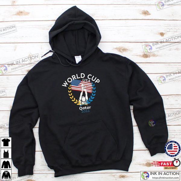 USA World Cup 2022 Hoodie USA Qatar World Cup T-shirt USA FIFA World Cup Unisex Shirt