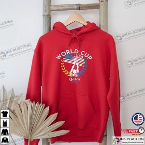 USA World Cup 2022 Hoodie USA Qatar World Cup T shirt USA FIFA World Cup Unisex Shirt 4