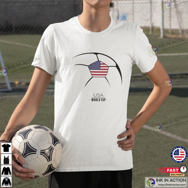 USA World Cup Qatar 2022 Shirt Qatar World Cup T-shirt USA FIFA World Cup 2022 Football Shirt