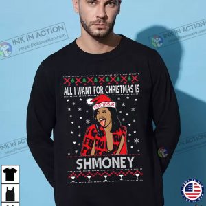 Ugly Christmas Sweater Cardi B All I Want for Christmas is Shmoney 2