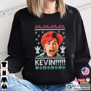 Ugly Christmas Sweater Home Alone Kevin Unisex Sweatshirt 3