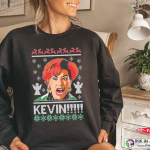 Ugly Christmas Sweater Home Alone Kevin Unisex Sweatshirt 4