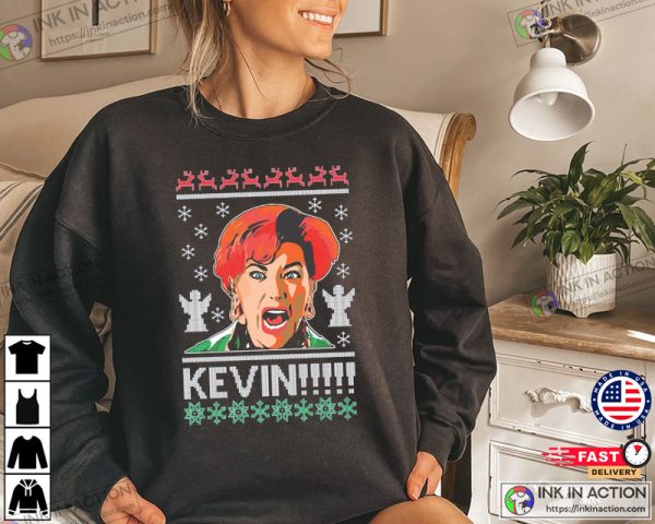 Ugly Christmas Sweater Home Alone Kevin! Unisex Sweatshirt