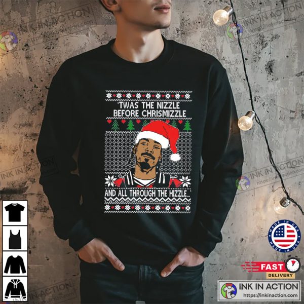 Snoop Dogg ‘Twas The Nizzle Before Chrismizzle Unisex Sweatshirt