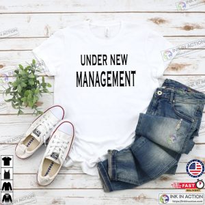 Under New Management Im The New Manager T Shirt Matching Couple Shirts Newly Married Shirt Honeymoon Shirt 1