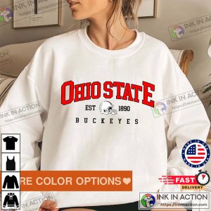 University Of Ohio State Sweatshirt Vintage Football Ohio State 1890 T shirt 3