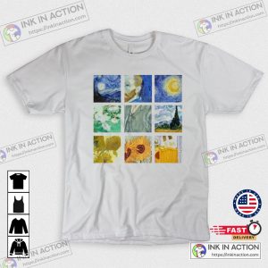 Vincent Van Gogh Collage T-Shirt Art Shirt