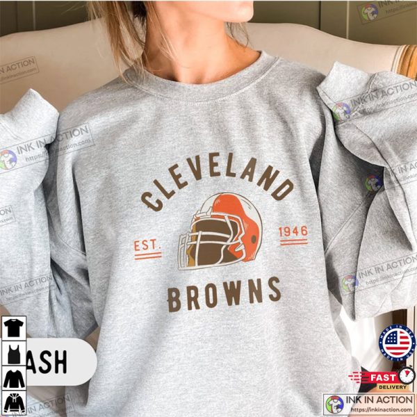 Vintage Cleveland Browns Football Cleveland Sports Active Shirt