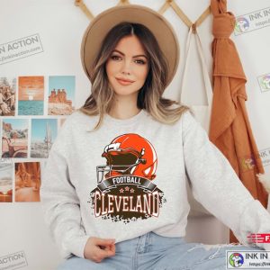 Vintage Cleveland Football Sweatshirt, Cleveland Ohio Football