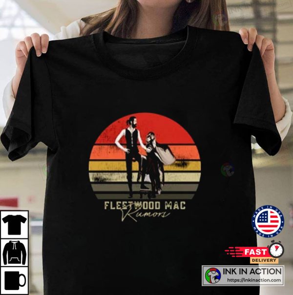 Vintage Fleetwood Mac Rumours Album Cover Shirt