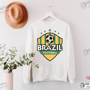 Brazil National Flag National Soccer Team Logo Shirt