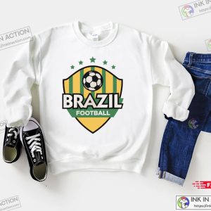 WC 2022 Brasil Brazilian Football Brazil National Flag National Soccer Team Logo Shirt 2