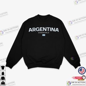 WC Argentina Flag Crewneck Sweatshirt Sweater National Team Argentina Soccer Football FIFA World Cup 2022 Shirt 2