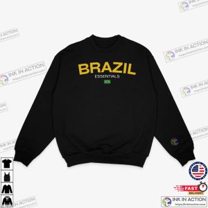 WC Brazil Brazilian Sweatshirt National Team Brazil Soccer FIFA World Cup 2022 Brazil Flag Shirt 3